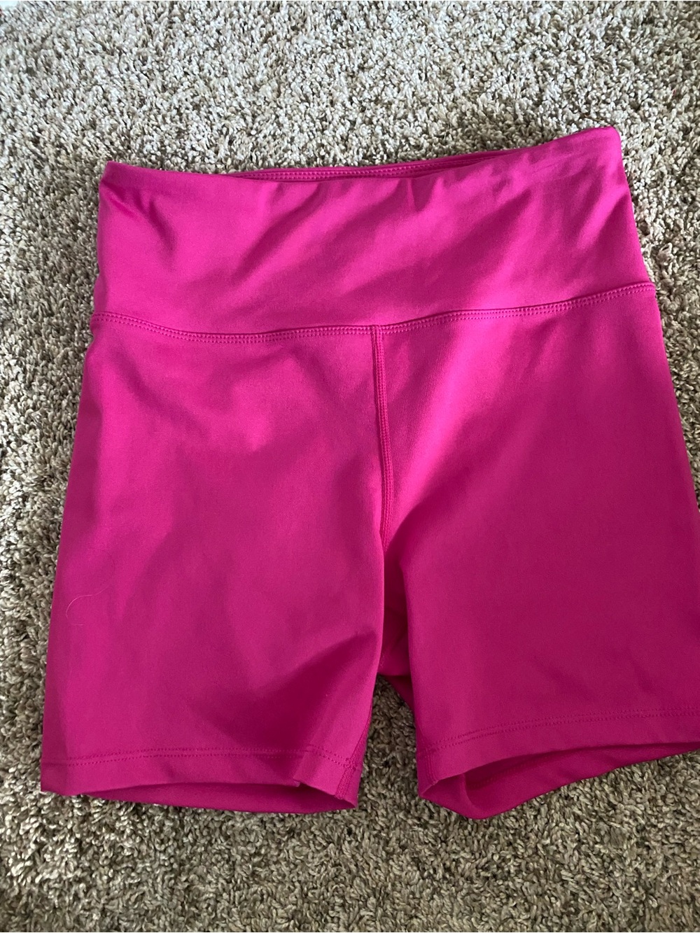 High-Waist Women's Active Shorts - Hot Pink Bally Total Fitness M